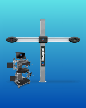 Alineadora de ruedas de auto y camioneta RAV3DTOWER.4