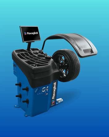 Balanceadora de llantas para auto y camioneta